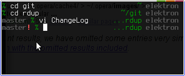 Branch change zsh prompt