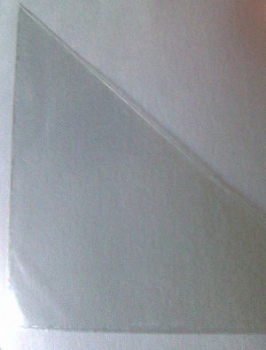 plastic in book